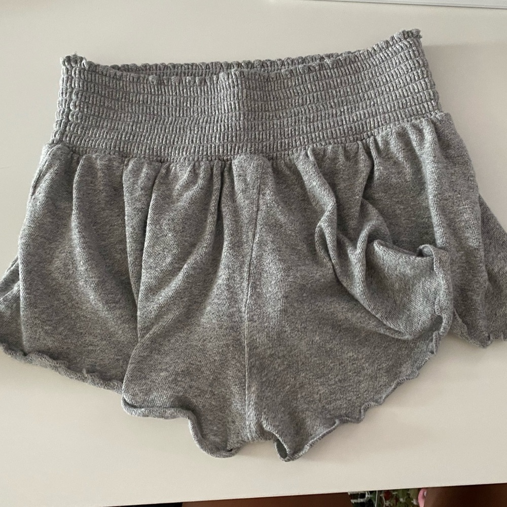 Scalloped lettuce edge shorts